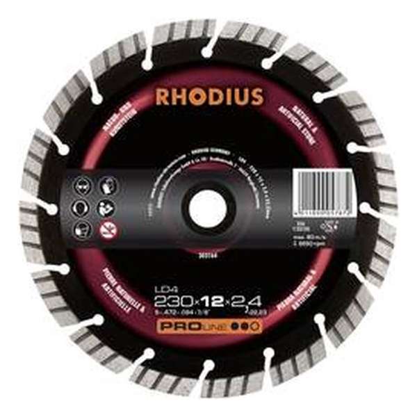 Rhodius 303161 Rhodius LD4 diamantdoorslijpschijf 125 x 12,0 x 2,2 x 22,23 mm Diameter 125 mm 1 stuk(s) Rhodius 303161 Rhodius LD4 diamantdoorslijpschijf 125 x 12,0 x 2,2 x 22,23 mm Diameter 125 mm 1 stuk(s)