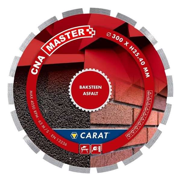 Carat diamantzaag baksteen ø370x30,00mm, cna master Carat diamantzaag baksteen ø370x30,00mm, cna master