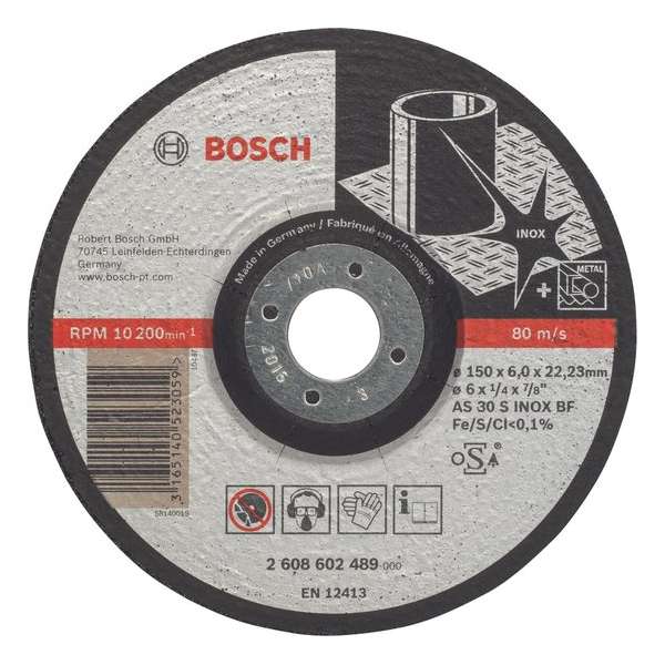 Bosch ABS 150X6X22,23 INOX Bosch ABS 150X6X22,23 INOX