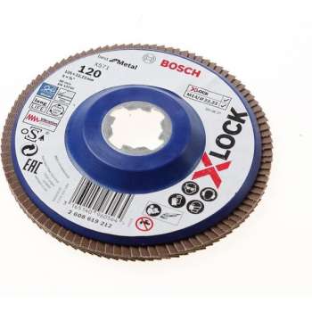 Bosch Lamellenschijf Xlock recht 125 k120