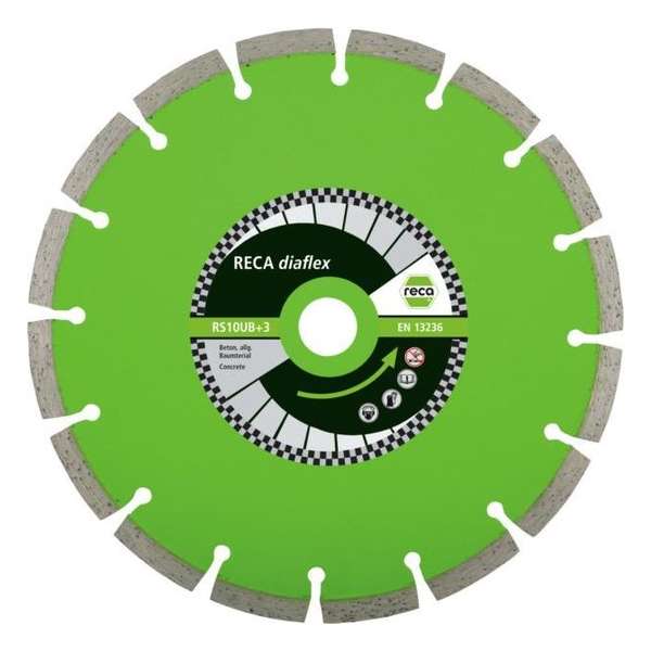 Reca Diamantschijf RS10UB 150x22,2 mm voor beton en steen Reca Diamantschijf RS10UB 150x22,2 mm voor beton en steen