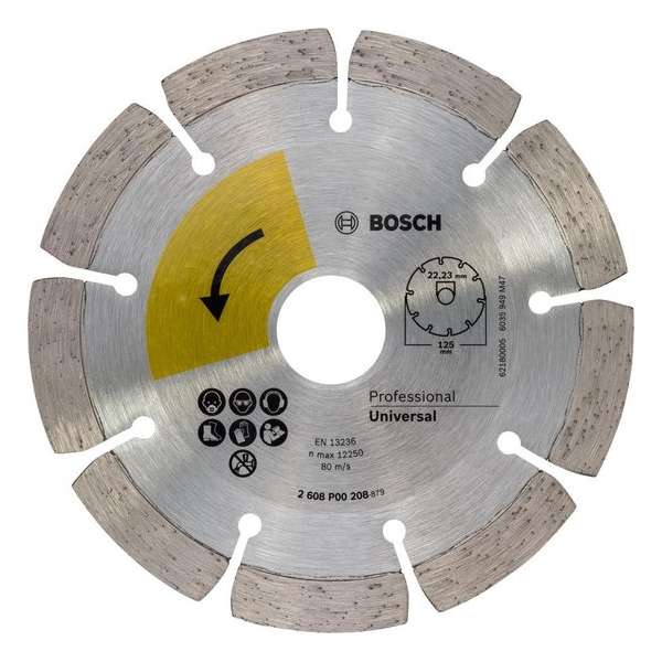 PROF. DIAMANTSCHIJF UNIVERSAL TOP , 125MM, 22.23 (1) PROF. DIAMANTSCHIJF UNIVERSAL TOP , 125MM, 22.23 (1)
