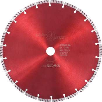 vidaXL Diamantzaagblad met turbo 300 mm staal  VDXL_143225