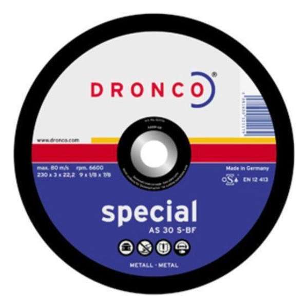 Dronco Doorslijpschijf - 180 mm Metaal Superflex Dronco Doorslijpschijf - 180 mm Metaal Superflex