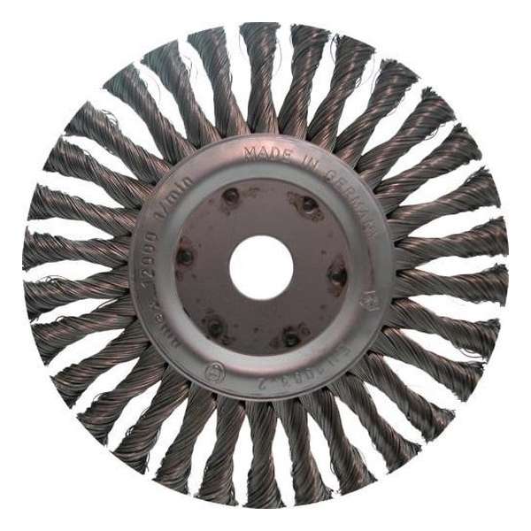 Ironside Rondborstel staaldraad getordeerd 125 x 22.2mm Ironside Rondborstel staaldraad getordeerd 125 x 22.2mm