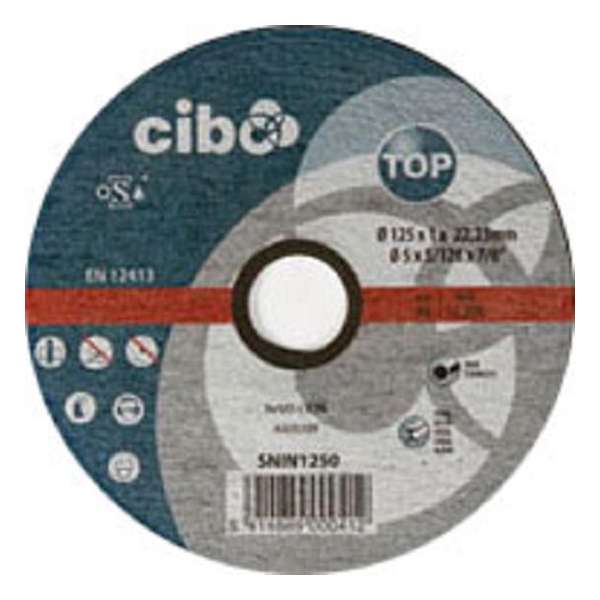 CIBO TOP SNIJSCHIJF 125 X 1 MM x 10stuks CIBO TOP SNIJSCHIJF 125 X 1 MM x 10stuks