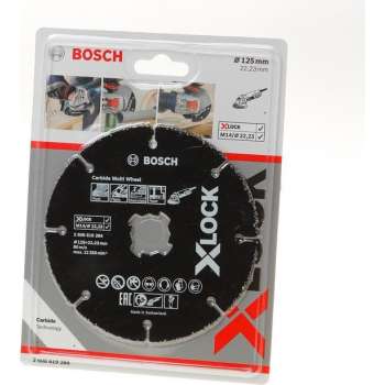 Bosch X-LOCK Carbide Multiwheel 125mm