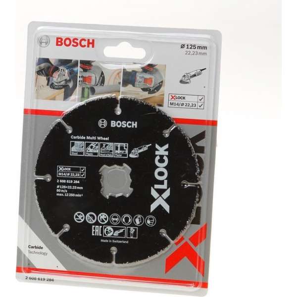 Bosch X-LOCK Carbide Multiwheel 125mm Bosch X-LOCK Carbide Multiwheel 125mm