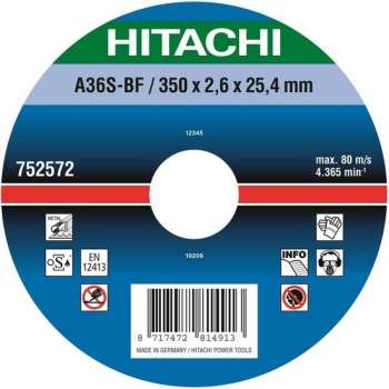 HIKOKI DOORSLIJPSCHIJF VOOR METAAL 400 X 25,4 X 3,2 MM