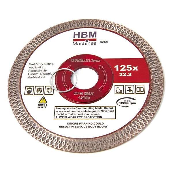 125 mm Professionele Diamant Doorslijpschijf (2 Stuks) 125 mm Professionele Diamant Doorslijpschijf (2 Stuks)