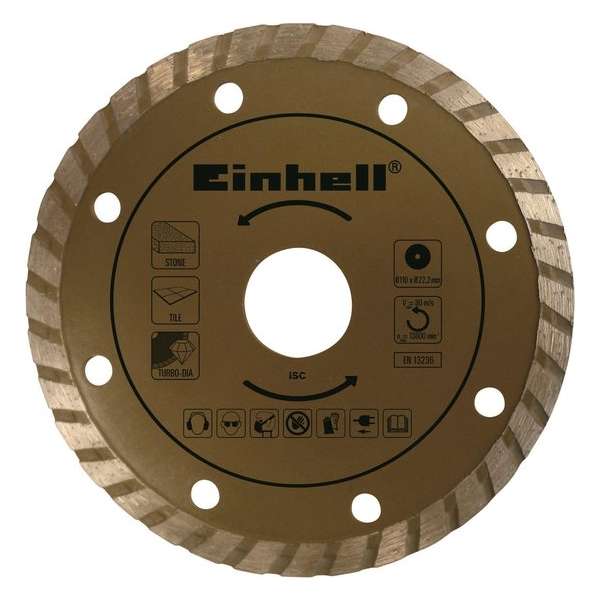 EINHELL Turbo Diamantsnijschijf voor universele handcirkelzaag - Ø110 x 22,2 mm EINHELL Turbo Diamantsnijschijf voor universele handcirkelzaag - Ø110 x 22,2 mm