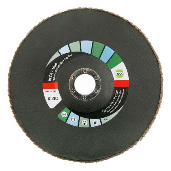 Reca Lamellenschijf T-Mop 178 mm K60 kom Keramiek (10 stuks) Reca Lamellenschijf T-Mop 178 mm K60 kom Keramiek (10 stuks)
