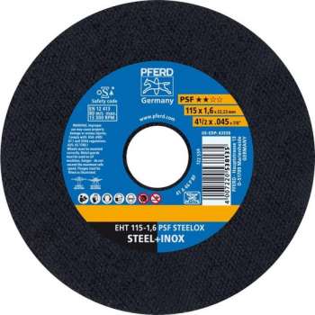 Pferd EHT 115-1,6 PSF-STEELOX Doorslijpschijf - Universeel - 115x22,23mm - K46