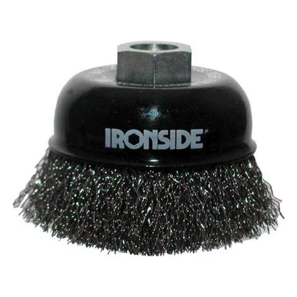 Ironside Komborstel staaldraad gegolfd M14 diameter 100mm Ironside Komborstel staaldraad gegolfd M14 diameter 100mm