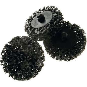 Grove reinigingsschijf ROLOC, S extra coarse 50,8mm. Verrijdbare uitvoering 3M