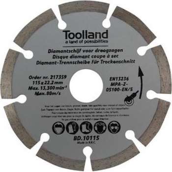 Diamantschijf - 115 Mm - Gesegmenteerd