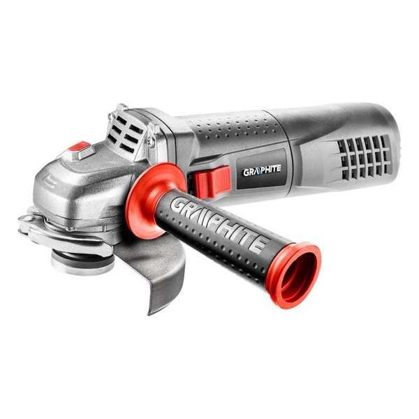 HAAKSE SLIJPMACHINE 125 mm 900 Watt - GRAPHITE HAAKSE SLIJPMACHINE 125 mm 900 Watt - GRAPHITE