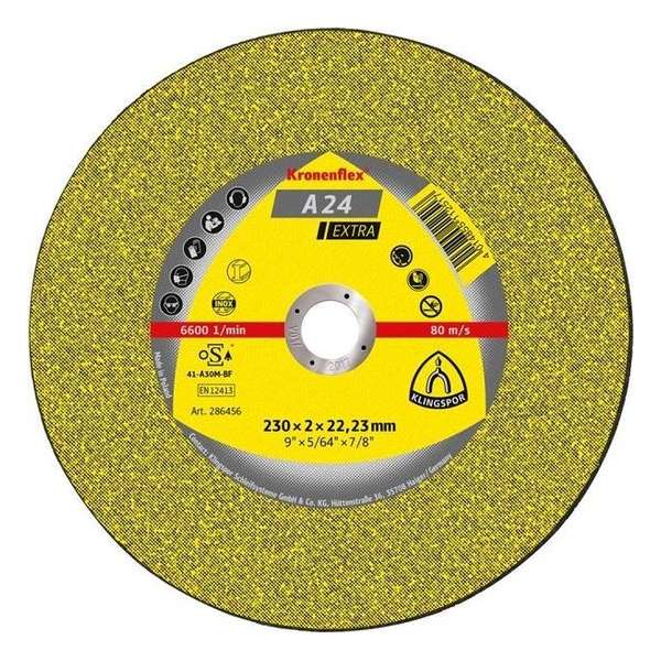 Doorslijpschijf A24 Extra115x2,5mm geb. Klingspor