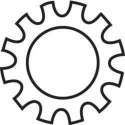 TOOLCRAFT 815292 Tandveerringen Binnendiameter: 2.2 mm M2 Staal Verzinkt 100 stuk(s)