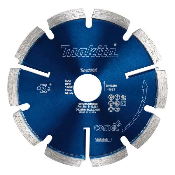 Makita B-13247 Diamant voegschijf 115x22,23x6,4mm blauw Makita B-13247 Diamant voegschijf 115x22,23x6,4mm blauw