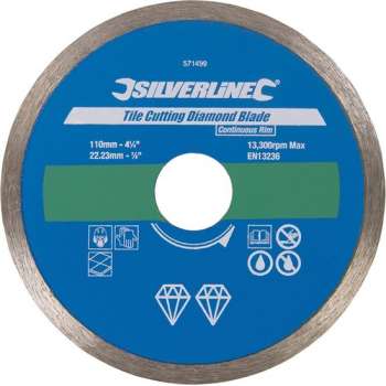 Silverline Tegels snijschijf, diamant