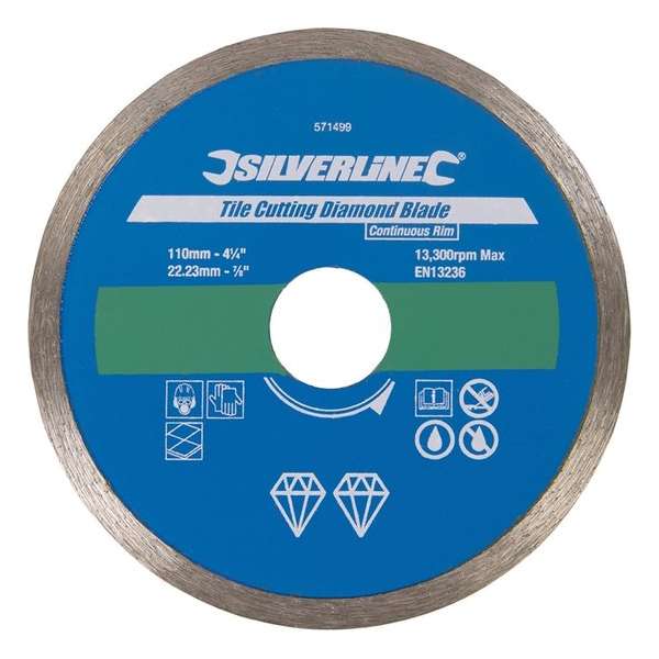 Silverline Tegels snijschijf, diamant Silverline Tegels snijschijf, diamant