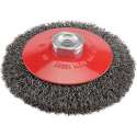 Silverline Staalborstel met Gegolfd Staaldraad (115 mm)