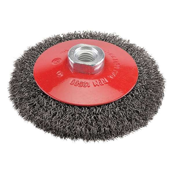 Silverline Staalborstel met Gegolfd Staaldraad (115 mm) Silverline Staalborstel met Gegolfd Staaldraad (115 mm)
