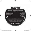 Dario Tools Diamantslijpschijf Vol.R. 125mm