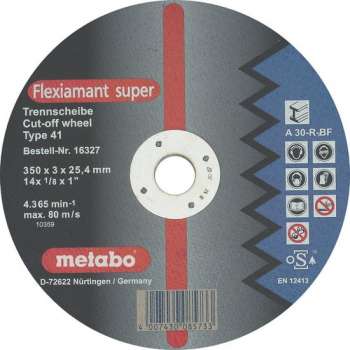 Metabo 616339000 Flexiamant Super Doorslijpschijf - 350 x 3 x 25,4mm