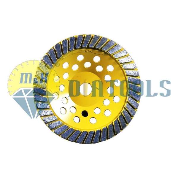 M&H diatools Diamantfrees - universeel turbo 180mm X asgat 22,2mm M&H diatools Diamantfrees - universeel turbo 180mm X asgat 22,2mm