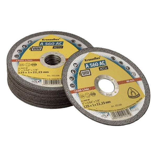 1x25 Klingspor A 560 AC doorslijpschijven 0,8-1mm 125 1x25 Klingspor A 560 AC doorslijpschijven 0,8-1mm 125