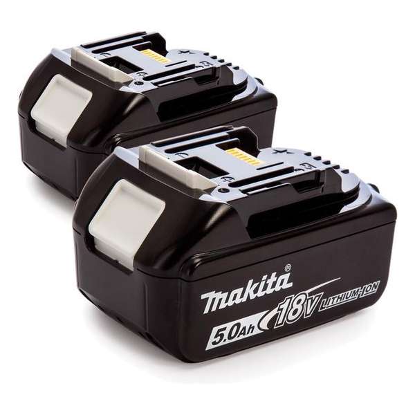 Makita BL1850B Duopack 18V Li-Ion accu - 5.0Ah (2st) Makita BL1850B Duopack 18V Li-Ion accu - 5.0Ah (2st)