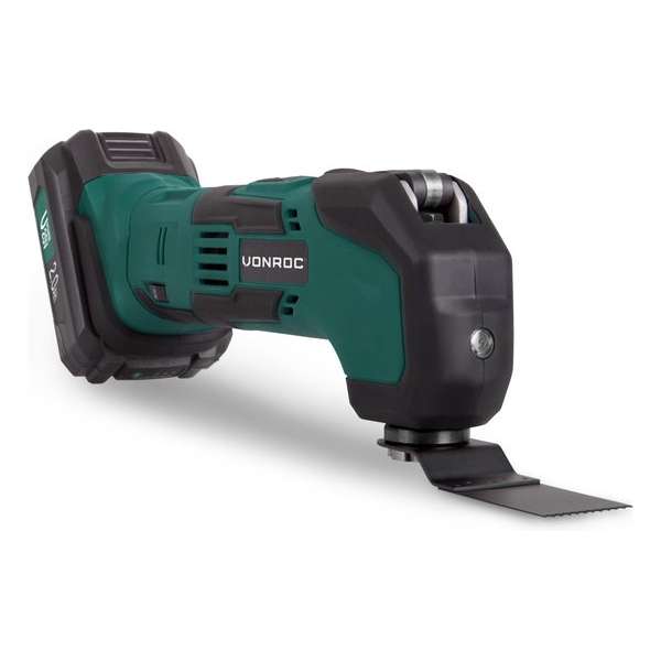 VONROC Multitool – Oscillerend – 20V – Incl. accu, sneloplader, accessoires VONROC Multitool – Oscillerend – 20V – Incl. accu, sneloplader, accessoires