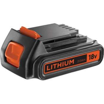 BLACK+DECKER Lithium ion schuifaccu 18V. 2.0Ah | BL2018-XJ