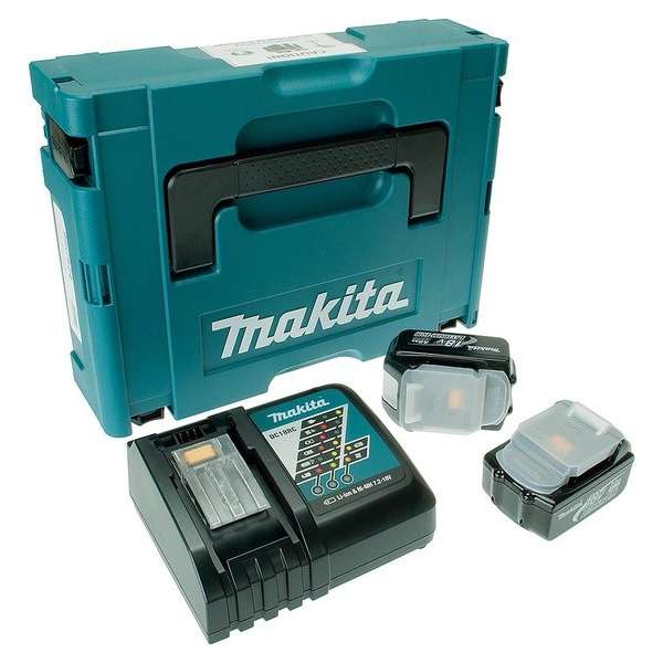 Makita 197952-5 18V LXT Li-Ion accu starterset (2x 3.0Ah accu) + snellader in Mbox Makita 197952-5 18V LXT Li-Ion accu starterset (2x 3.0Ah accu) + snellader in Mbox
