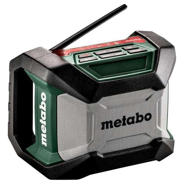 Metabo R 12-18 BT Bouwradio FM Bluetooth Zwart, Groen, Grijs Metabo R 12-18 BT Bouwradio FM Bluetooth Zwart, Groen, Grijs