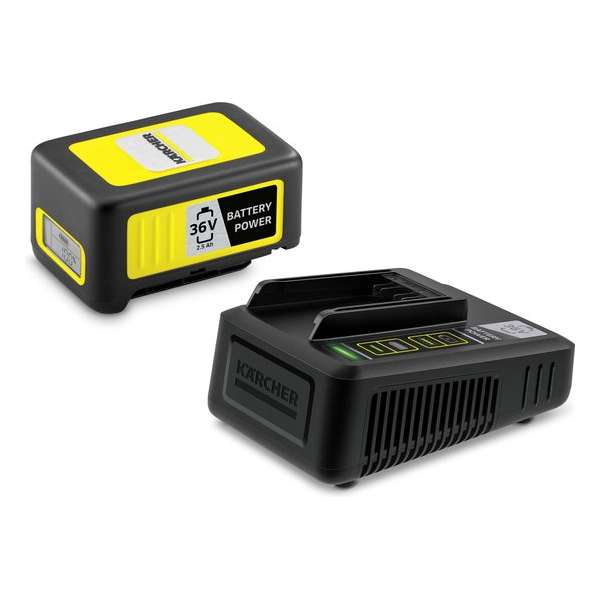 Kärcher Starter Kit Accu en Snellader - 36 V / 2,5 Ah Kärcher Starter Kit Accu en Snellader - 36 V / 2,5 Ah