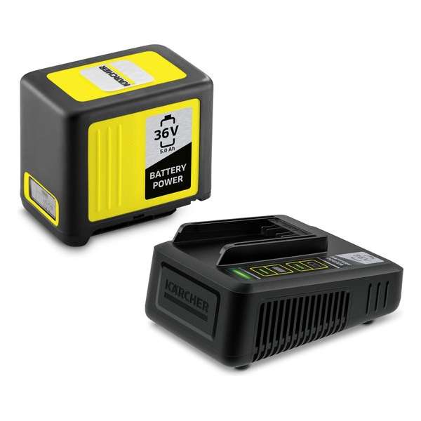 Kärcher Starter Kit Accu en Snellader - 36 V / 5,0 Ah Kärcher Starter Kit Accu en Snellader - 36 V / 5,0 Ah
