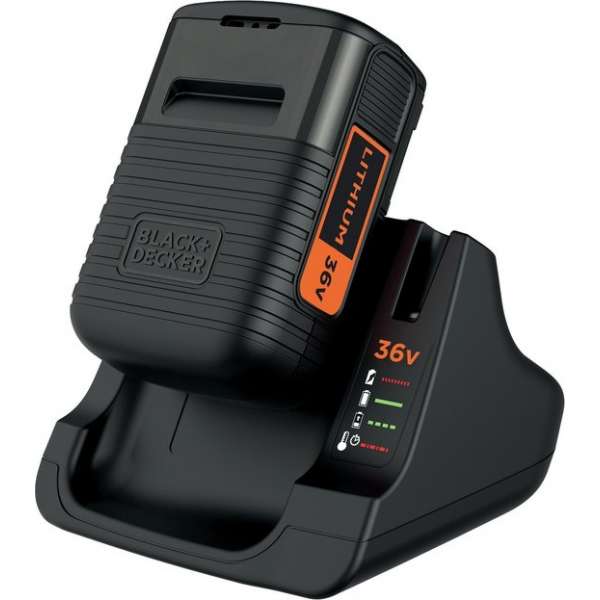 BLACK+DECKER BDC2A36-QW Accuset - 36V - 2,0Ah Litium-Ion - accu en lader BLACK+DECKER BDC2A36-QW Accuset - 36V - 2,0Ah Litium-Ion - accu en lader