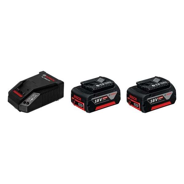 Bosch Professional 1600A019S0 Accu en acculader voor gereedschap 18 V Li-ion Bosch Professional 1600A019S0 Accu en acculader voor gereedschap 18 V Li-ion