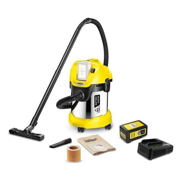 WD3 Premium Accu Alleszuiger inclusief starterpack oplader & Accu – 36 Volt WD3 Premium Accu Alleszuiger inclusief starterpack oplader & Accu – 36 Volt