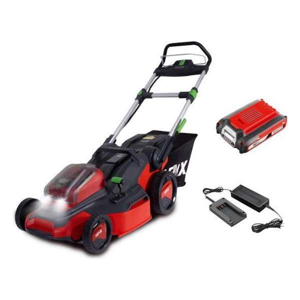 HENX 40 Volt Li-Ion Professionele Grasmaaier - Starter set HENX 40 Volt Li-Ion Professionele Grasmaaier - Starter set
