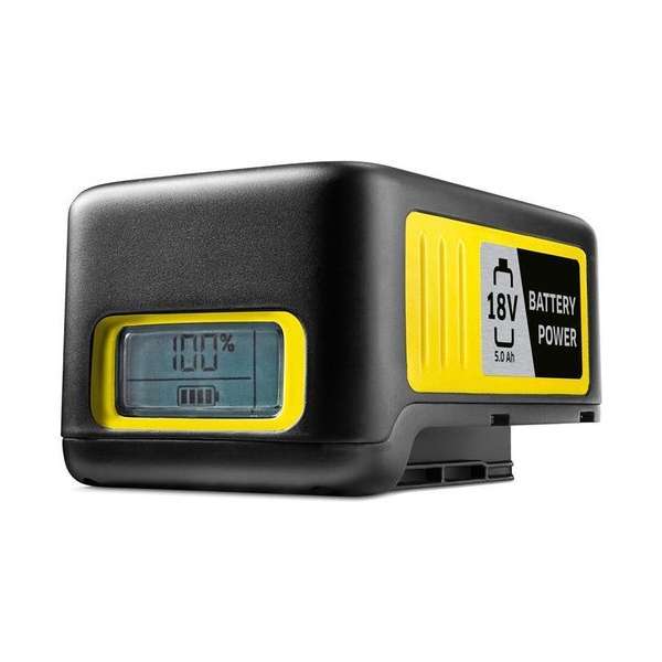 Kärcher Accu 18 V / 5,0 Ah - Lithium-Ion - Exclusief lader Kärcher Accu 18 V / 5,0 Ah - Lithium-Ion - Exclusief lader