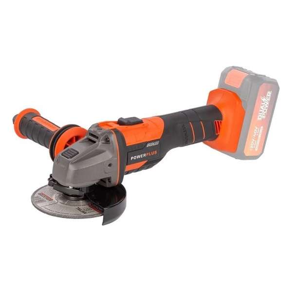 Powerplus Haakse Slijper 40V (Zonder Batterij) 125MM Powerplus Haakse Slijper 40V (Zonder Batterij) 125MM