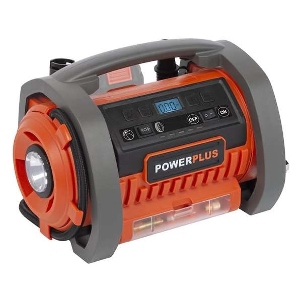 Powerplus Dual Power POWDP7040 Inflator / Deflator 20V (Geen Batt). Powerplus Dual Power POWDP7040 Inflator / Deflator 20V (Geen Batt).