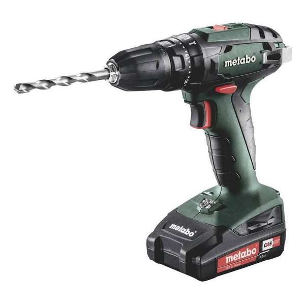 Metabo SB 18 18V Li-Ion accu klop-/boormachine set in koffer (2x 2,0Ah accu) - 48Nm Metabo SB 18 18V Li-Ion accu klop-/boormachine set in koffer (2x 2,0Ah accu) - 48Nm