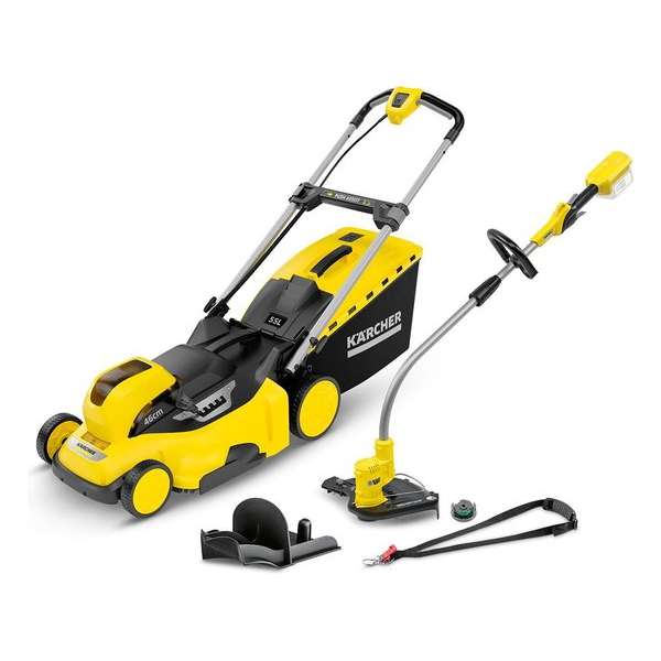 Kärcher Accu Grasmaaier LMO 36-46 met trimmer LTR 36-33 - 36 Volt - Exclusief Accu en lader Kärcher Accu Grasmaaier LMO 36-46 met trimmer LTR 36-33 - 36 Volt - Exclusief Accu en lader