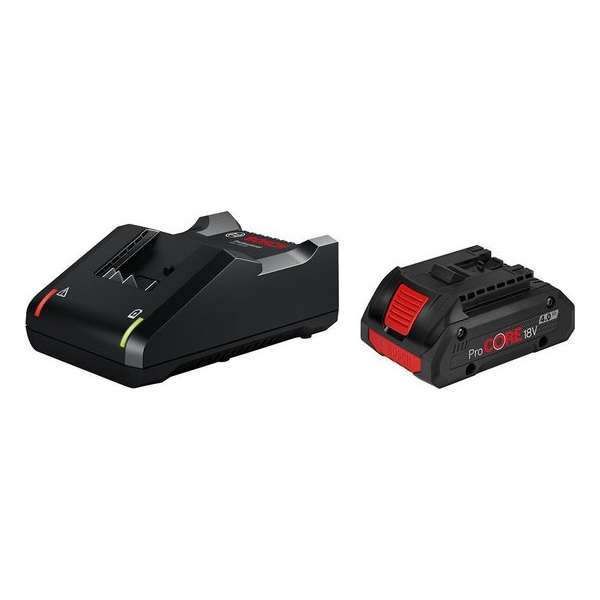 Bosch Professional ProCORE18V 4.0Ah Advanced accu + GAL 18V-40 lader Bosch Professional ProCORE18V 4.0Ah Advanced accu + GAL 18V-40 lader