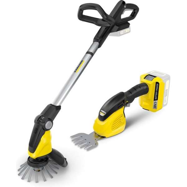 Kärcher Accu Onkruidverwijderaar WRE18-55 met grasschaar GSH 18-20 - 18 Volt - Exclusief accu & lader Kärcher Accu Onkruidverwijderaar WRE18-55 met grasschaar GSH 18-20 - 18 Volt - Exclusief accu & lader